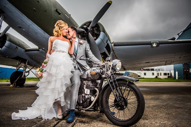 Bruidsreportage Leiden - Wouter Keuris Fotografie, vliegtuig