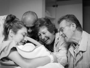 Geboortereportage Noord-Holland, Sandrinos, kennis maken met de familie