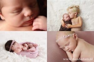 Newborn shoot Groningen - Nanda, newborn baby fotoshoot