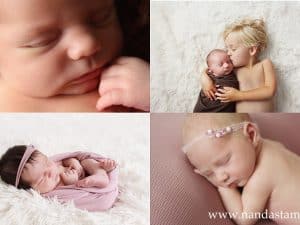 Newborn shoot Groningen - Nanda, newborn baby fotoshoot